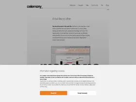 Preview of  celemony.com