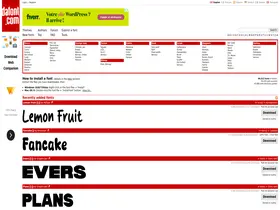 Preview of  dafont.com