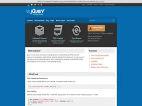 Preview of  jquery.com