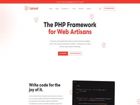 Preview of  laravel.com