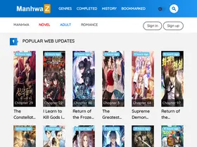 Preview of manhwaz.com