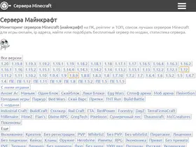Preview of  monitoringminecraft.ru