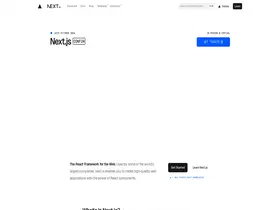 Preview of nextjs.org