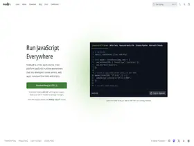 Preview of  nodejs.org