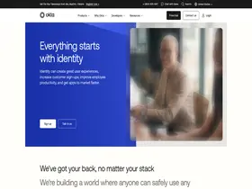 Preview of okta.com