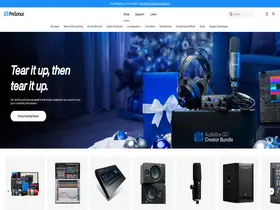 Preview of presonus.com