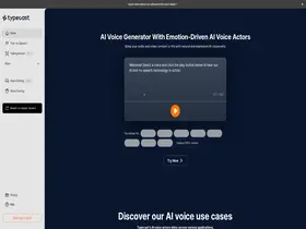 Preview of typecast.ai